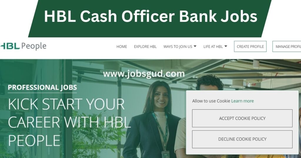 HBL Cash Officer Bank Jobs