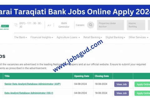 Zarai Taraqiati Bank Jobs Online Apply 2024