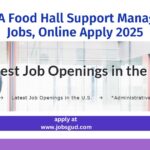 USA Food Hall Support Manager Jobs, Online Apply 2025