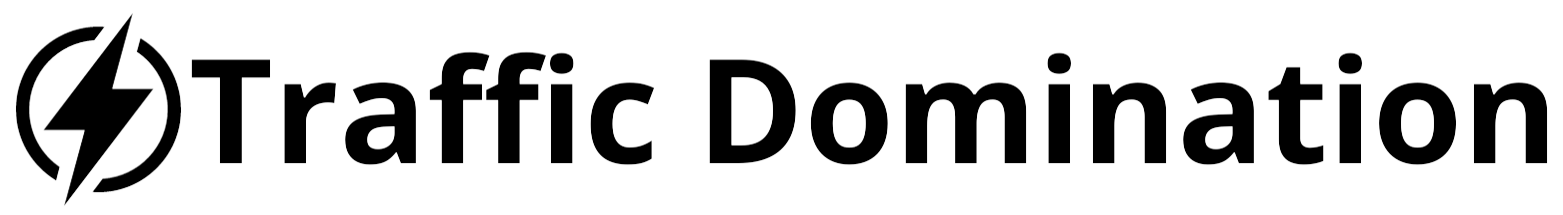 traffic domination dark logo